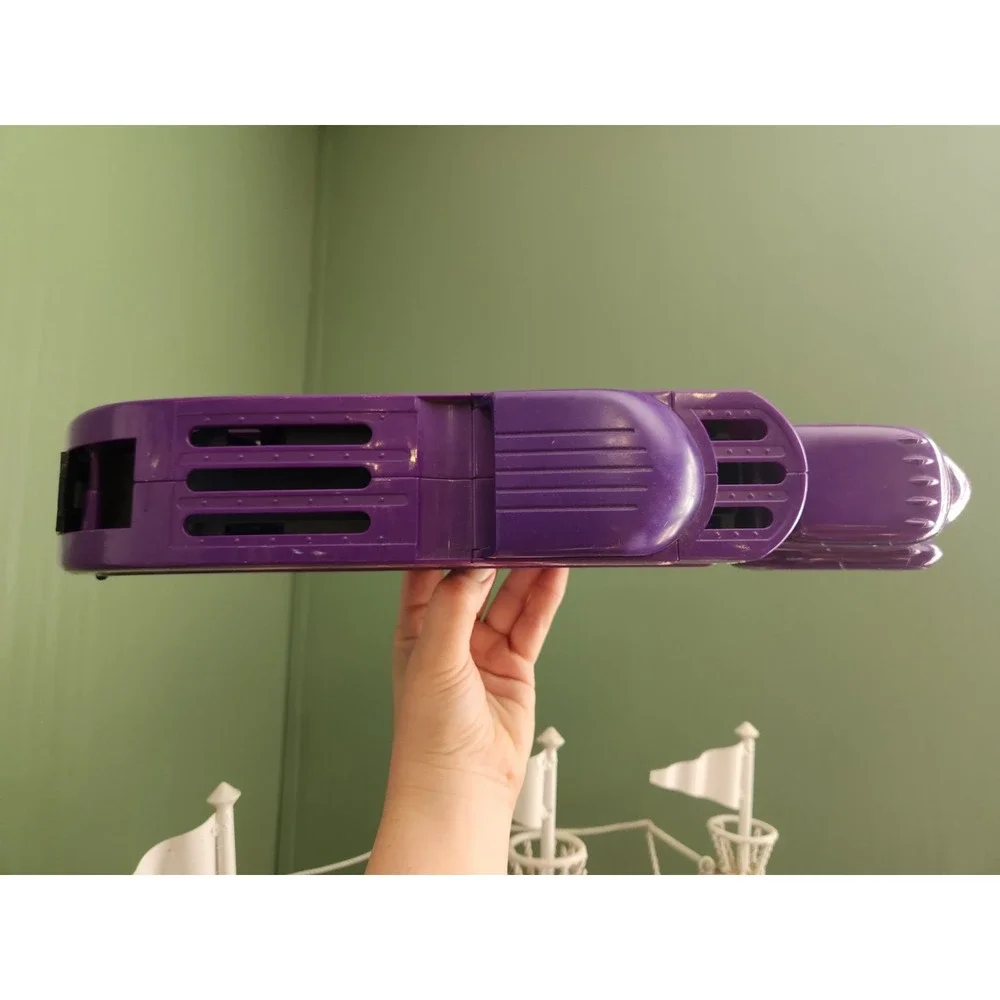 Hot Wheels 2002 Purple Big Rig Car Carrier Semi Truck Mattel Transporter 19